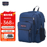 JANSPORT杰斯伯双肩包电脑包男背包书包女大学生包 47JK003 深蓝色