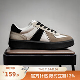 Mr.A熊猫德训鞋男秋季透气阿甘鞋情侣厚底运动休闲板鞋百搭潮鞋子MRA 黑色 43 男码