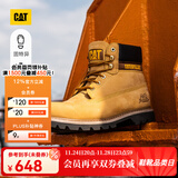CAT卡特经典大黄靴马丁靴男鞋牛皮面固特异户外工装靴P725756P1EDC25 经典款 42