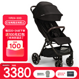 nuna婴儿推车0-4岁遛娃神器TRVL LX可登机宝宝手推车轻便易携一键折叠 升级款TRVL-lx黑色