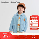 巴拉巴拉balaOne宝宝衬衫牛仔外套男童女童2025秋装宽松208325102203