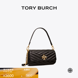 Tory Burch 汤丽柏琦【线上专享】KIRA 小号绗缝翻盖肩背包女包TB 90456 黑色 001 OS