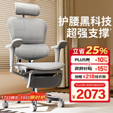 Ergonor保友金豪b雄鹰 人体工学椅 电脑椅 电竞椅办公椅子可躺老板椅 【金豪b雄鹰】银白网+躺舒宝