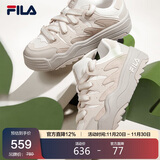 FILA 斐乐官方斑斓鞋ROSETTA女鞋板鞋2025轻便厚底鞋复古休闲鞋