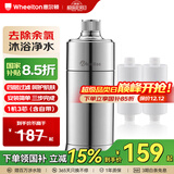 惠尔顿（WHEELTON）花洒过滤器沐浴净水器洗澡家用高效除余氯淋浴过滤器婴儿护肤 一机三芯