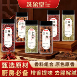 洗象堂小茴香桂皮香叶辣椒八角花椒605g家庭组合香料调味调料药食同源