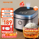 九阳（Joyoung）5升大容量4~5人电饭煲电饭锅八大烹饪菜单大火快煮智能预约微压多功能5L饭煲F510