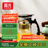 富光 耐热玻璃过滤茶壶茶具1000ML按压式飘逸杯大容量茶水分离家居馆