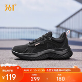 361°运动鞋女秋冬季防泼水通勤休闲厚底回弹健身跑步鞋子682232233-3