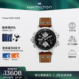 汉米尔顿（Hamilton）汉密尔顿卡其航空超越风速计时码机械表 电影《独立日2》男主同款