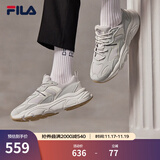 斐乐（FILA）跑步鞋老爹鞋男子跑步鞋MARSⅡ火星二代情侣款复古运动鞋休闲鞋 南极灰/雾灰-AN-F12M141116F 39