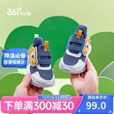361°童鞋 儿童学步鞋春男女童1-3岁卡通宝宝鞋  蓝24