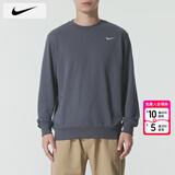 耐克（NIKE）卫衣男士25冬季新款运动服装跑步长袖针织圆领外套加绒保暖套头衫 021经典小钩毛圈/晒图退5 3XL 【190】体重190~210斤左右