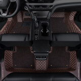 指南针适用本田雅阁脚垫第十代丝圈八代九混动广本汽车全包围十一代专用 双层咖色+咖色丝圈