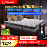 芝华仕5星床垫独立袋装弹簧静音家用乳胶席梦思软硬护脊厚垫明星垫D026 舒睡经典版升级款-1.8*2M 优先发货（详询客服）