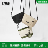 森马（Semir）斜挎包男户外工装情侣背包大容量饺子包潮105524153204