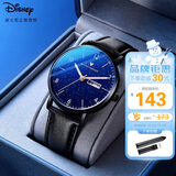 迪士尼（Disney）男士手表时尚潮流双日历石英表初中高中学生青少年手表男星空皮带