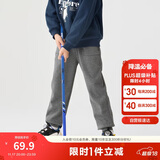 巴拉巴拉童装儿童裤子男童女童加绒长裤冬保暖运动休闲束脚裤208424108217