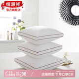 恒源祥纯棉抱枕立体边抱枕芯沙发办公室腰靠趴睡垫多选尺寸枕芯靠枕芯 （白色）一对装 65*65cm