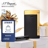 都彭法国都彭打火机SLIM7纤薄炬式防风黑金27708礼盒 男士礼物高端