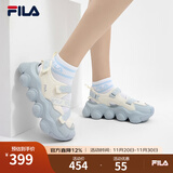 FILA 斐乐女鞋运动鞋FRAGOLA摩登凉鞋2024夏季新款时尚休闲草莓凉鞋 奶白/珍珠蓝-GP 36