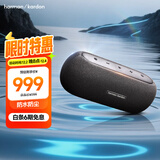 哈曼卡顿 LUNA 便携蓝牙音箱  赛道扬声器 超长续航 独立高音单元 IP67防水防尘音响 礼物 购物推荐 黑色