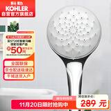 科勒（KOHLER）花洒单喷头 手持花洒氧沐【三功能】手持花洒K-R99063T-CP银色