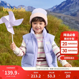 巴拉巴拉童装儿童羽绒马甲冬装男童女童保暖立领外套2025新款冬亲子装时尚