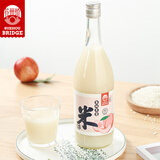 苏州桥 水蜜桃米露750ml瓶装0.5度低度女士酒甜米送礼佳品