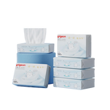 贝亲（Pigeon）婴儿柔润纸巾新生儿云柔巾面巾纸乳霜纸保湿纸巾抽纸3层100抽6包