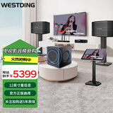 威斯汀（WESTDING）118家庭ktv音响套装点歌机一体KTV唱歌全套设备卡拉OK影院家用智能语音点唱音箱 V12:【五单元】进阶款-12吋超重低音