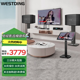 威斯汀（WESTDING）118家庭ktv音响套装点歌机一体KTV唱歌全套设备卡拉OK影院家用智能语音点唱音箱 V08:【五单元】进阶款-三分频热卖款
