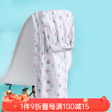 AB睡裤女春夏纯棉印花吸汗宽松透气休闲全棉女薄款高腰长裤家居裤 向阳花 4XL