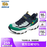 Skechers斯凯奇男女童运动鞋老爹鞋复古潮款儿童鞋舒适黑白熊猫鞋8701646L 冰冰开心果 36