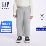 盖璞【大小童同款】男童秋冬仿羊羔绒运动加厚针织卫裤646130