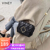 viney包包女包牛皮洋气斜挎包品牌单肩链条包生日礼物高级感送女友老婆
