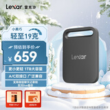 雷克沙（Lexar）Air小轻块1TB Type-c USB3.2移动固态硬盘（PSSD）SL260传输速度400MB/s手机直连 轻松扩容 小黑巧