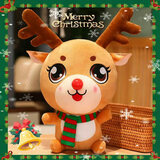 熊猫熊麋鹿玩偶公仔毛绒玩具布娃娃圣诞新年礼物送女生生日礼物女抱枕