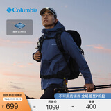 Columbia蒋奇明同款哥伦比亚户外情侣防水冲锋衣全天候徒步连帽外套XE5743 478 海军蓝 L(180/100A)
