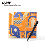 LAMY凌美钢笔 Safari狩猎系列墨水笔 正姿钢笔大学生文具书写练字签字笔团购定制刻字礼品 磨砂黑色 0.7mm