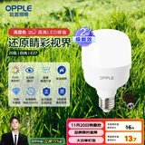 欧普（OPPLE）LED灯泡节能灯泡E27大螺口家用商用摆摊大功率厂房工矿灯20瓦白光
