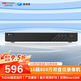 海康威视（HIKVISION）皓视通网络硬盘录像机16路监控主机H.265编码安防监控双盘位NVR广泛兼容支持8T硬盘 HNVR5216
