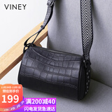 viney牛皮包包女包斜挎枕头包妈妈包中年单肩包生日礼物轻奢送女友老婆