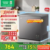 容声（Ronshen）200升冰柜家用一级能效减霜冷藏冷冻两用囤货小型冰柜母婴母乳小冰箱BD/BC-200ZMSA国家补贴