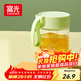 富光清然玻璃杯 高硼硅玻璃水杯子 女生便携牛奶咖啡高颜值茶杯330ml