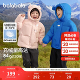 巴拉巴拉balaOne儿童羽绒服男童女童冬连帽外套保暖2025三防209425107205
