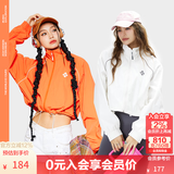 KAMA卡玛户外短款外套女登山服新款防晒衣辣妹风棒球服小个子潮流上衣 橙色（夏款） S