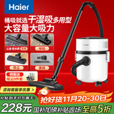 海尔（Haier）吸尘器家用宠物美缝工业开荒干湿两用大容量大吸力大功率桶式吸尘器HZ-T8101国家补贴
