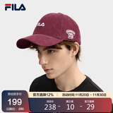 FILA斐乐官方【易烊千玺同款】男女帽棒球帽时尚休闲帽子运动帽遮阳帽