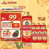 青岛啤酒经典1L*6马口铁桶啤京东自营